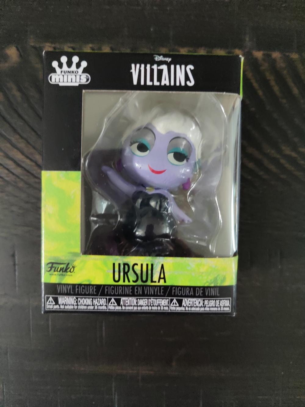 NWT Funko Minis Disney Villains Ursula Vinyl Figure - Purple/Black